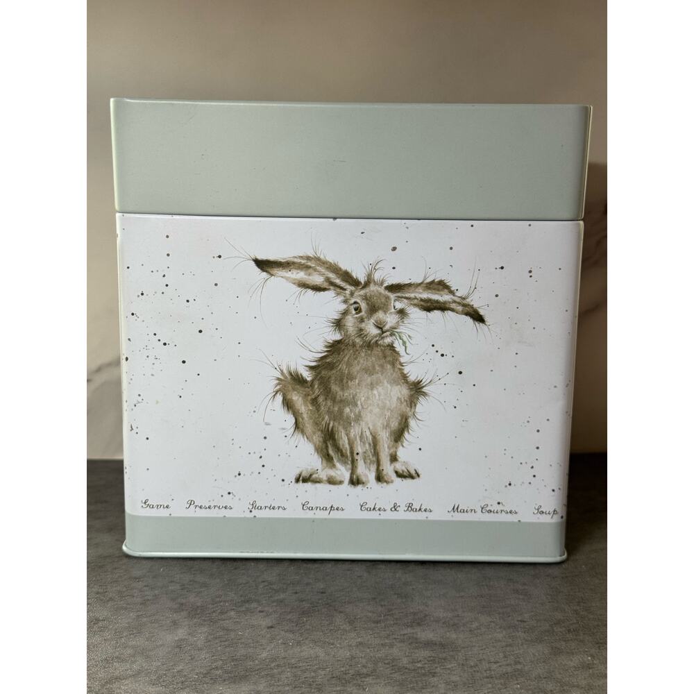 Wrendale Designs Recipe Tin Used